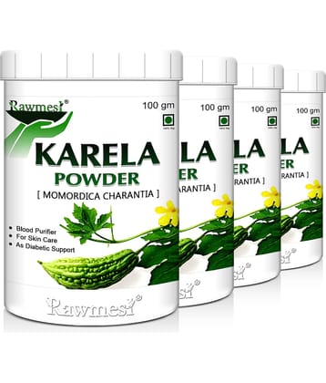rawmest Karela 400 gm Multivitamins Powder Pack of 4