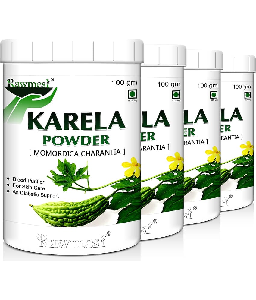 rawmest Karela 400 gm Multivitamins Powder Pack of 4