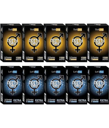 NottyBoy Ultra Dotted and Extra Lubrication Condoms - 100 Units