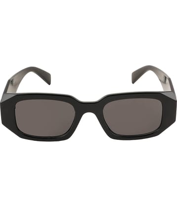 Bayberry Black Rectangular Sunglasses ( Pack of 1 )