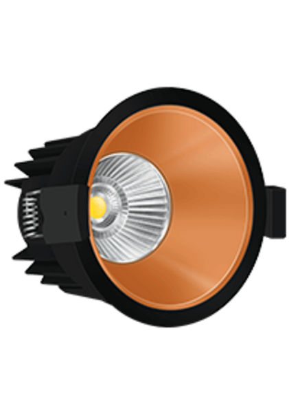 Garnet 9W Trimless Gold COB Spotlight