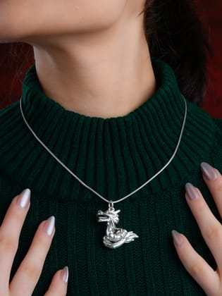 King Dragon Silver Pendant