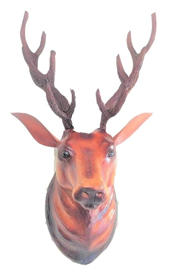 RAHUL Decorative Item (Wall Reindeer, 12)