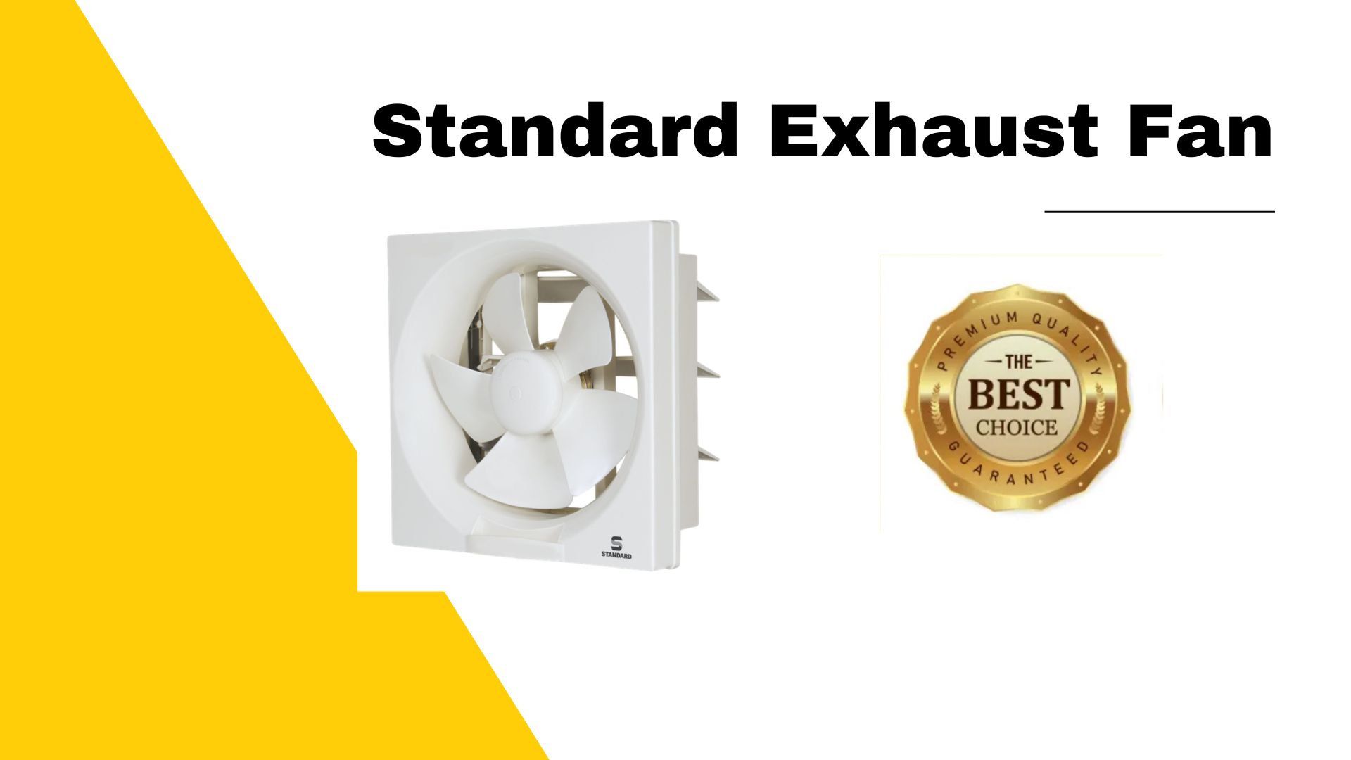 STANDARD FSVRFDXOWH08 200mm Exhaust Fan (White)