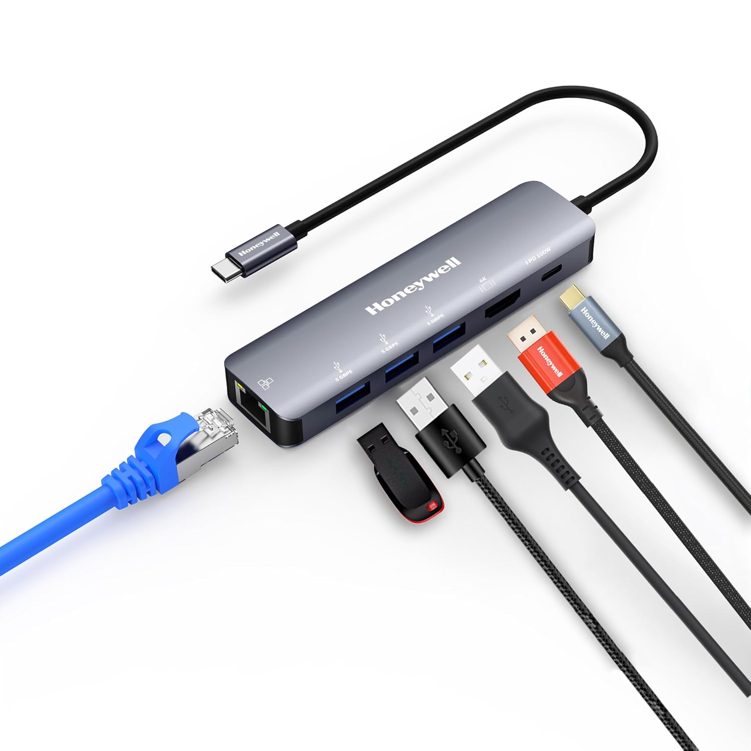 Type C Docking Station - 6 in 1