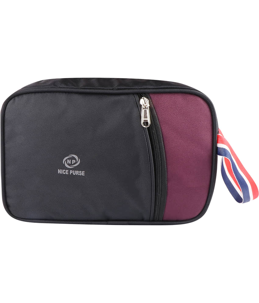 Nice Purse Black Shaving Kit Bag