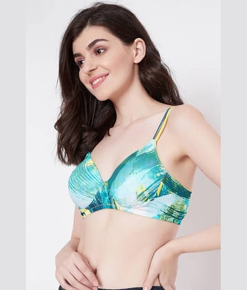 Clovia Polyamide T-Shirt Bra - Blue