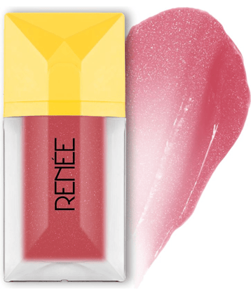 RENEE Everyday Lip Gloss Plum Kiss, SPF 30, Hydrating Tint, 3.5ml