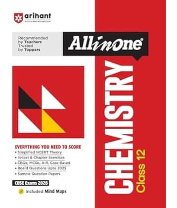 Arihant All in One Chemistry Class 12 for CBSE Exams 2025-26