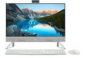 Dell Inspiron 5410 12th generation Corei5-1235U 8GB RAM,512GB SSD,23.8 FHD Windows 10 Plus MS Office 21 AlO -3years Dell Warranty-Silver