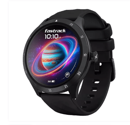 Fastrack Jupiter R2 Smart Watch with 1.38” TFT Display, 100+ Sports Modes & Smartwatch Faces,Upto 5 Day Battery, IP68- Black