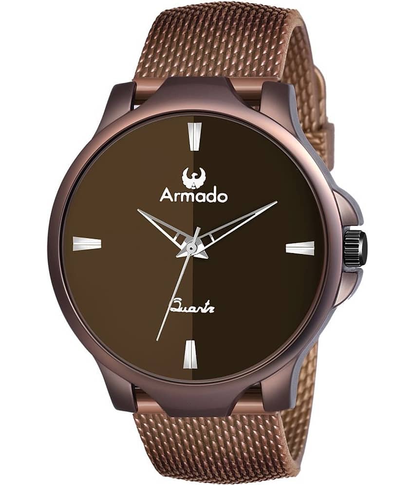 Armado - Brown Rubber Analog Men's Watch