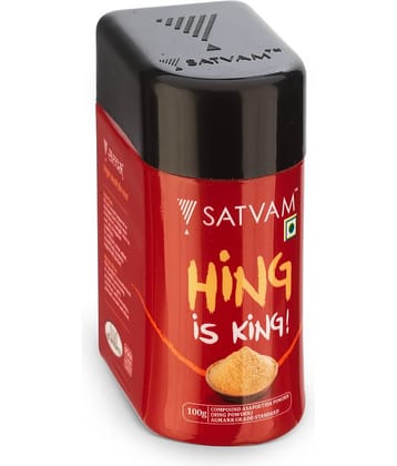 SATVAM Hing Powder (4 * 100g) Powder 400 gm Pack of 4