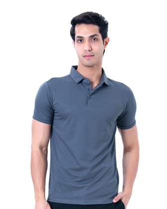 Cardinal Polo Twill-Gunmetal Grey / XS