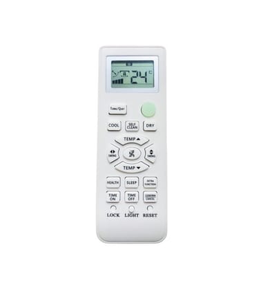AC Remote No.131C Haier AC Remote Control (White)