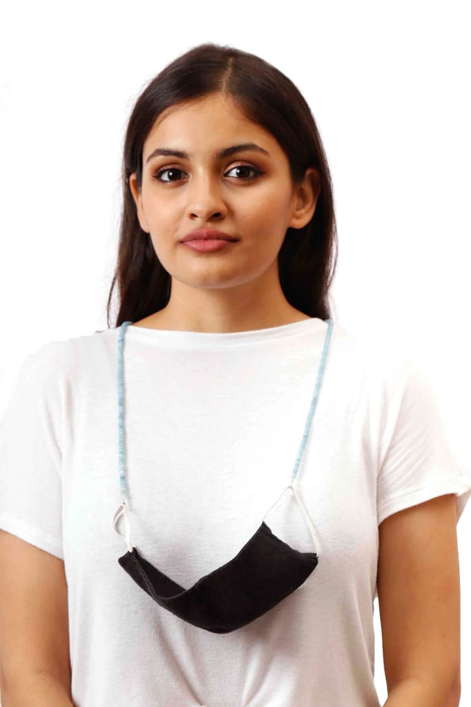 Semi Precious Beaded Mask Chain (Unisex)