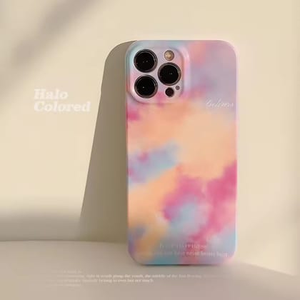 Pink Blue Sky Shaded Protective iPhone Case-iPhone 14 Plus / iPhone 15 Plus