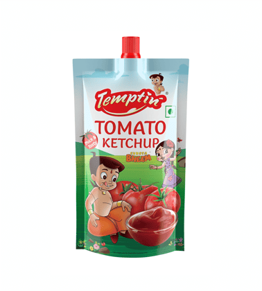 Temptin Tomato Ketchup, 80 gm Pouch