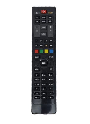 DTH Set Top Box Remote (With Recording), Compatible with Dish TV Plus Hd Set Top Box Remote-Old Remote Functions Must Be Exactly Same (Color Multicolor)