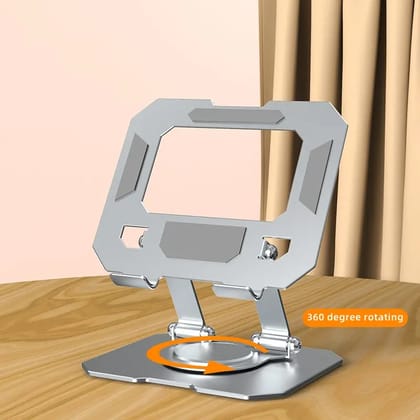 Valente 360-Degree Rotating Tablet Stand with Adjustable Aluminum Frame
