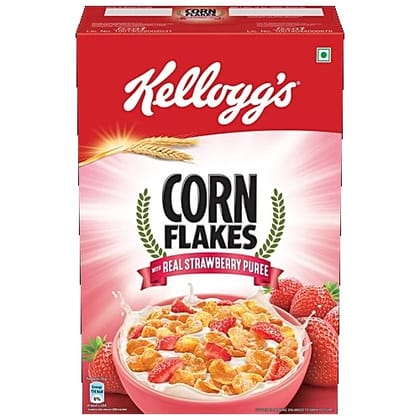 Kellogg's Corn Flakes With Real Strawberry Puree, 300 g
