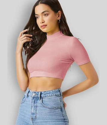 Dream Beauty Fashion Women's Polyester Crop Top ( Maroon )