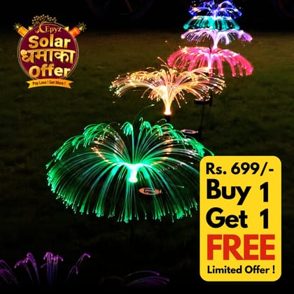 Jellyfish Solar Light For Outdoor (Buy 1 Get 1 Free !)