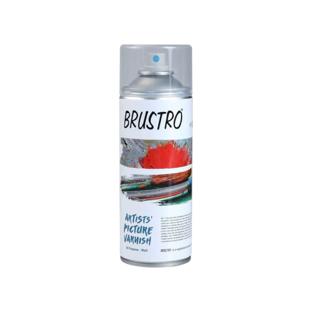 Brustro Artist Varnish Spray - Matte, Satin & Gloss - 200ml & 400ml-Matte / 400ml / BRMV4SC