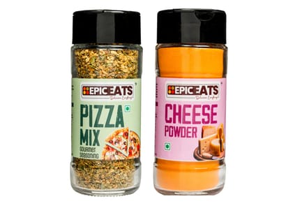 Pizza Mix, Cheese Powder | Pack of 2 bottles Pizza Mix, Cheese Powder | Pack of 2 bottles