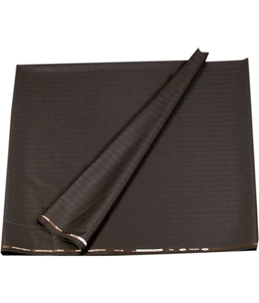 Kundan Black Poly Viscose Unstitched Pant Piece