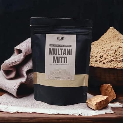 Velvet Soul Kaolin Clay Powder & Multani Mitti Skincare Combo for Radiant Skin – Oil Absorption, Deep Cleansing, and Gentle Exfoliation – DIY Masks for All Skin Types (Pack of 2, each 100gm)