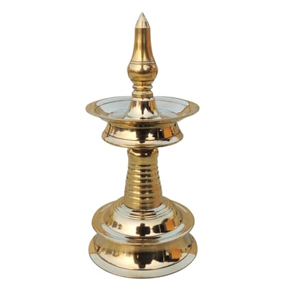 Brass Table Decor Round Kerala Fancy Deepak (FMAS716 C)