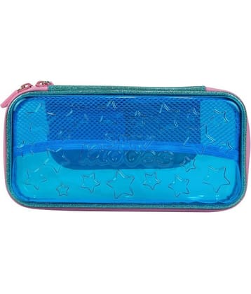 Smily Kiddos | Smily PVC Small  Pencil Case (Light Blue)  | Kids Pencil case | School  Pencil Case | Pencil case for kids | Pencil case for Boys & Girls | Blue Color  Pencil case | Hardtop pencil Box | Retruns Gifts Birthday Party For Boys & Girls