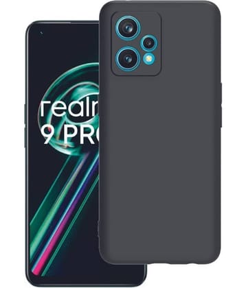 Spectacular Ace - Black Plain Cases Compatible For Realme 9 Pro Plus ( Pack of 1 )