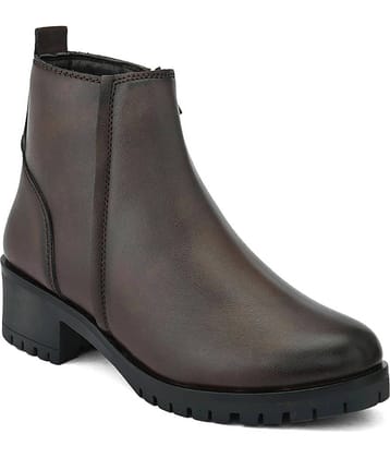 Fentacia - Brown Women's Ankle Length Boots