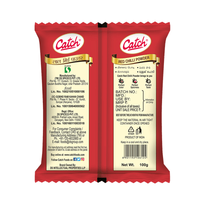 Catch Straight Can || Red Chilli Powder || 400 Grams