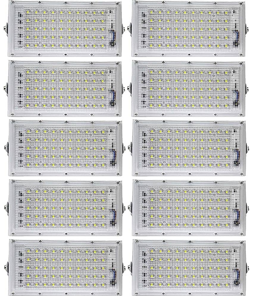 SPARKWORLD Flood Light Cool Day Light - Pack of 10