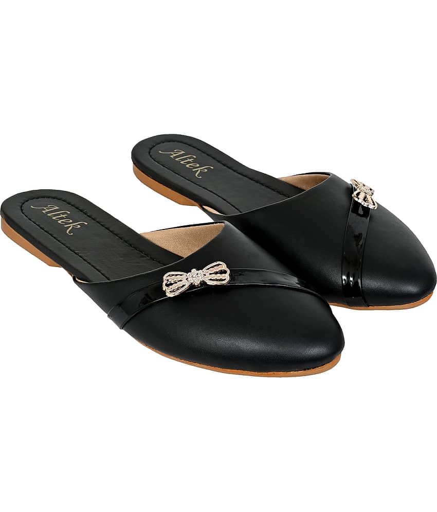 Altek Black Women's Mules Heels