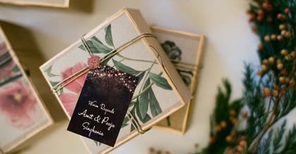 Gift tags / Gift Stickers - Stardust-Lots Of Love / Flat Cards - No Ribbons / Set of 10