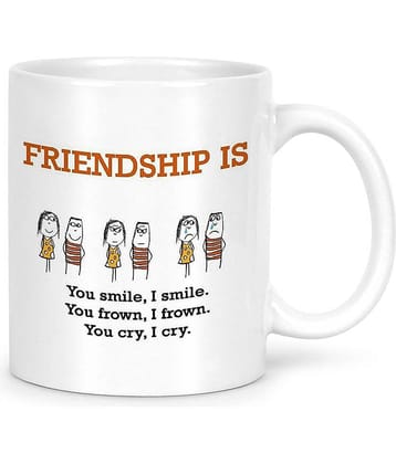 Idream Quote Printed Ceramic Coffee Mug 1 Pcs 330 mL