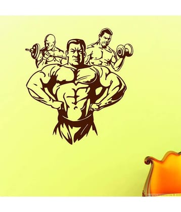 Decor Villa Gym Man Vinyl Wall Stickers