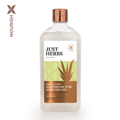 All Purpose Pure Aloe Vera Gel with Aloe & Cucumber : 300ml