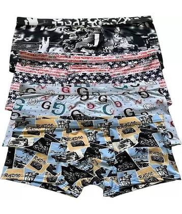 Cavenders Pack of 3 Nylon Trunks For Men's ( Multicolor )