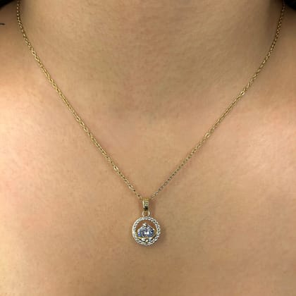 Galaxy Girl 18k Gold Plated Necklace