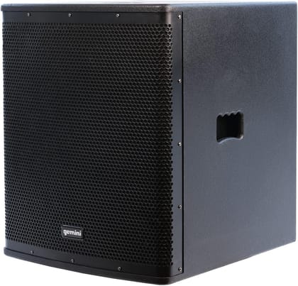 Gemini Sound ZRX-S18P 18" Inch Woofer Professional DJ PA Systems Active Powered Subwoofers with 1600W Watts Class D Digital