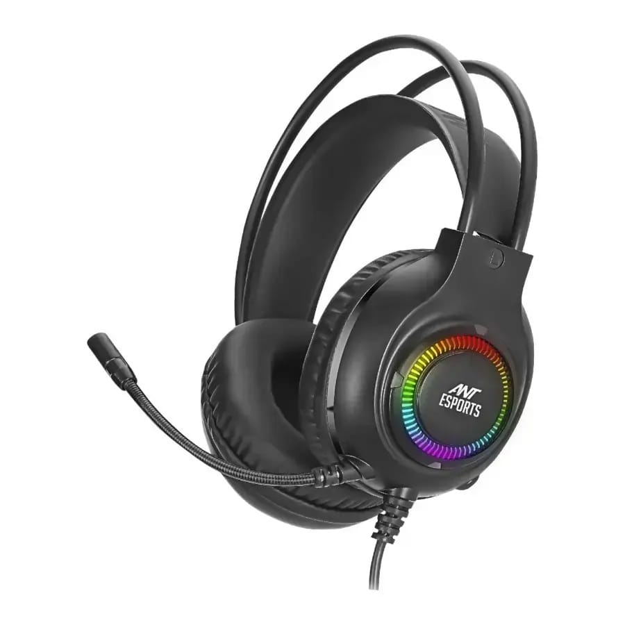 Ant Esports H580 Gaming Headset with Microphone for PS4 PC Xbox one PS5 Switch Laptop, Over Ear Headphones