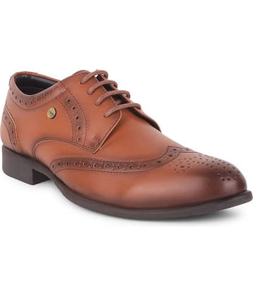 Liberty Tan Men's Brogue Formal Shoes