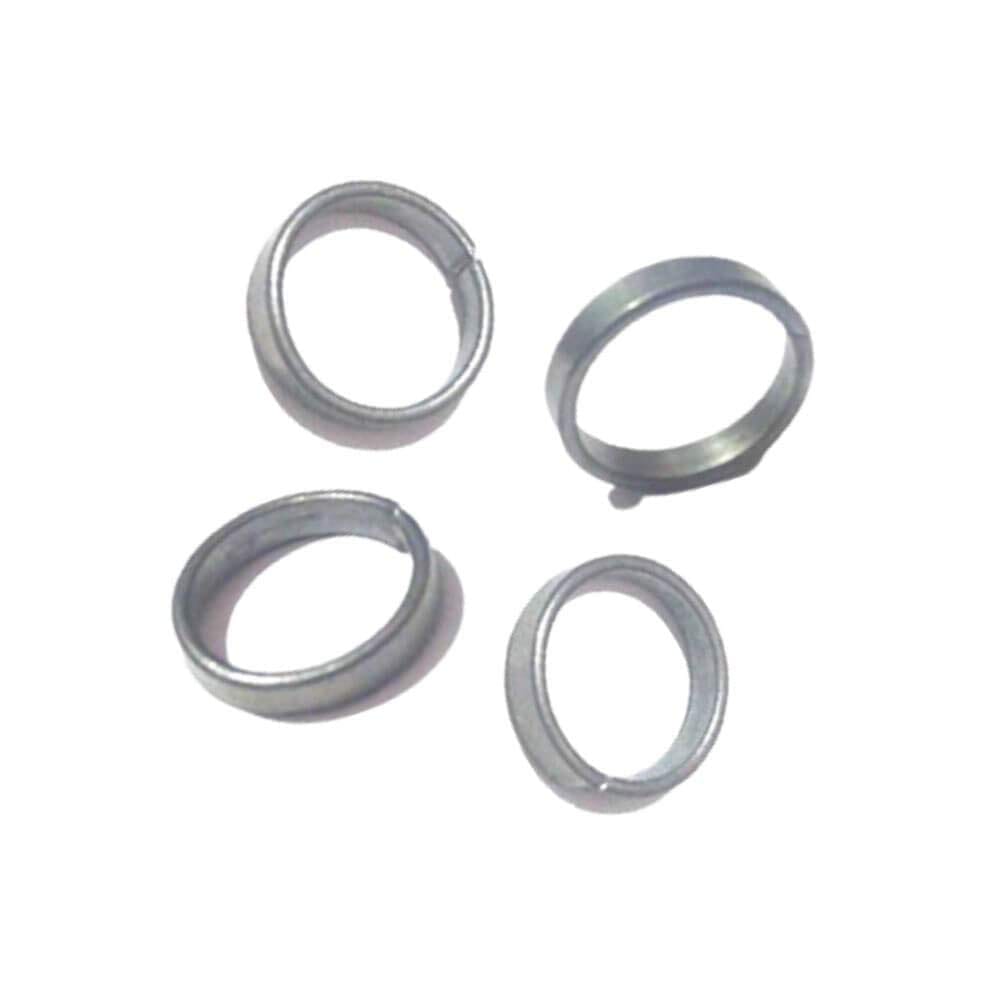 MAYAPURI Shani Dosh Nivaran Kale Ghode Ke Naal Ki Adjustable Grey Silver Ring for Men & Women (Pack of 4) - Pooja Needs | Buy online on ZillyBuy
