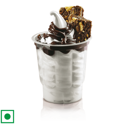 Hot Fudge Brownie Sundae