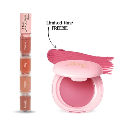 Gula-Bae Cream Blush + Quad Squad 1.0-Paradise Pink